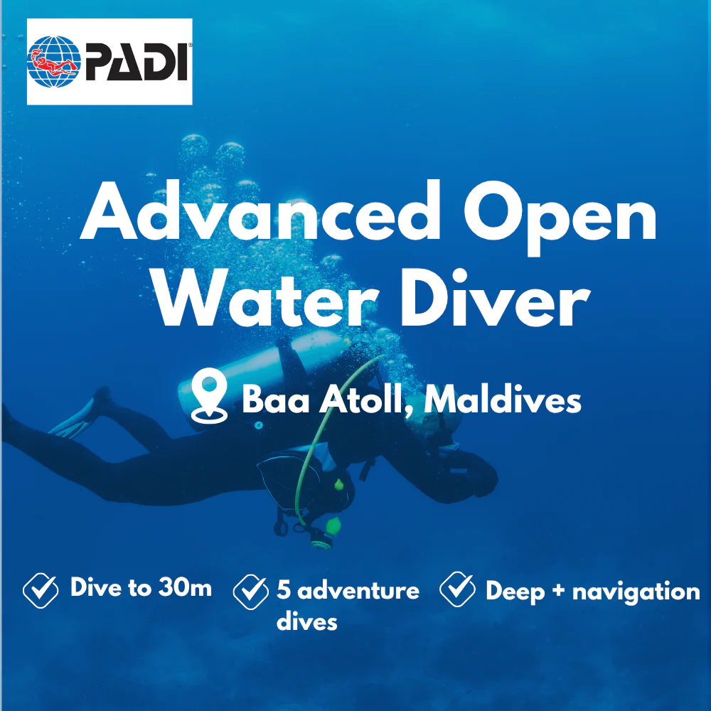 PADI Advanced Open Water course in Baa Atoll