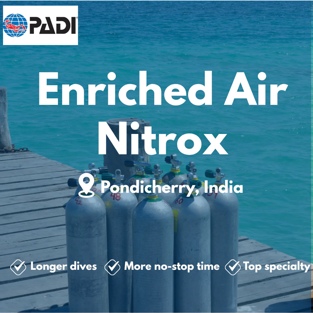 PADI Enriched Air (Nitrox) course in Pondicherry