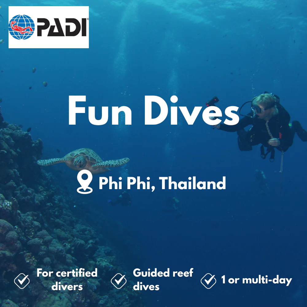 PADI Fun Dives course in Phi Phi