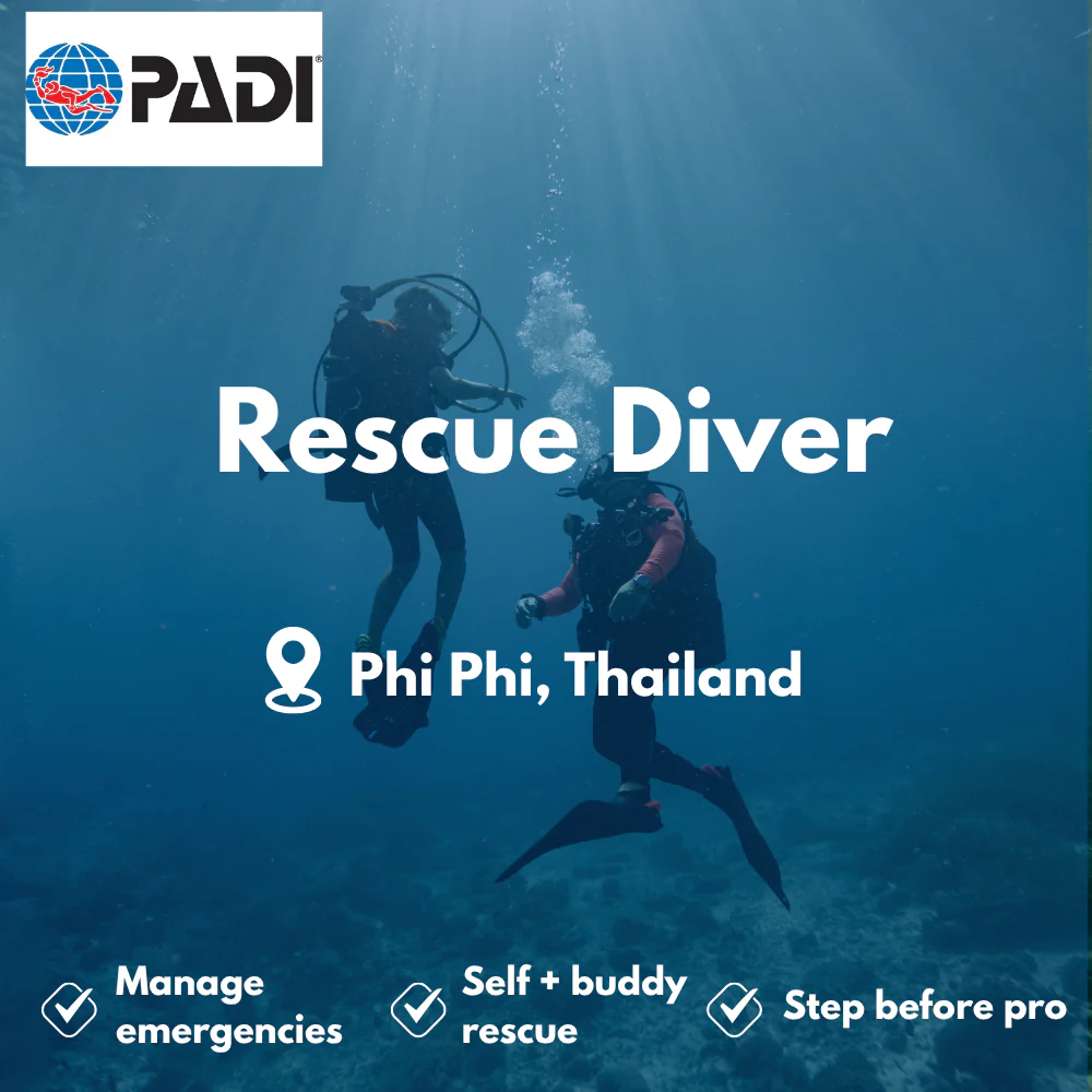 PADI Rescue Diver course in Phi Phi