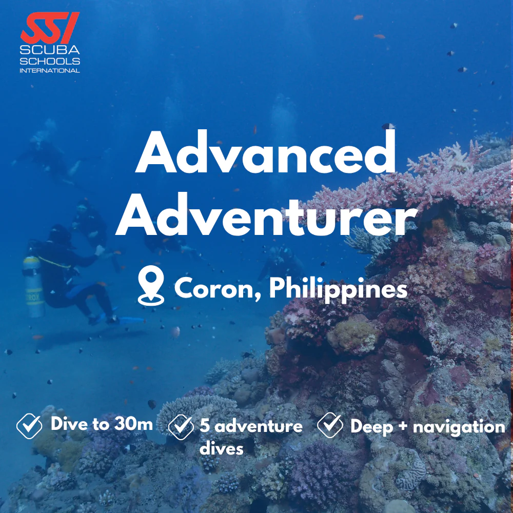SSI Advanced Open Water course in Coron