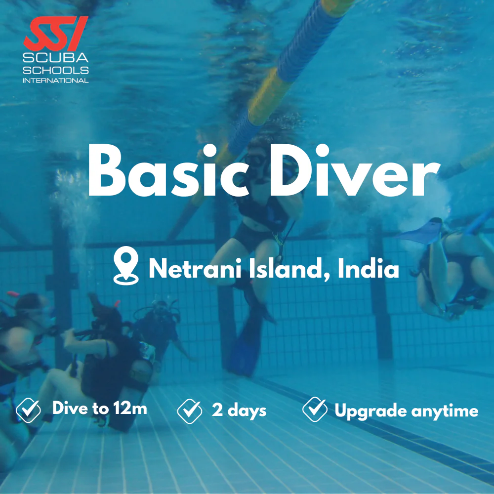 SSI Basic Diver course in Netrani Island