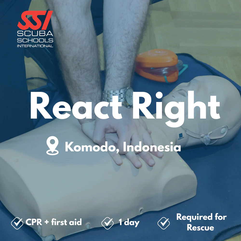 SSI Emergency First Response course in Komodo