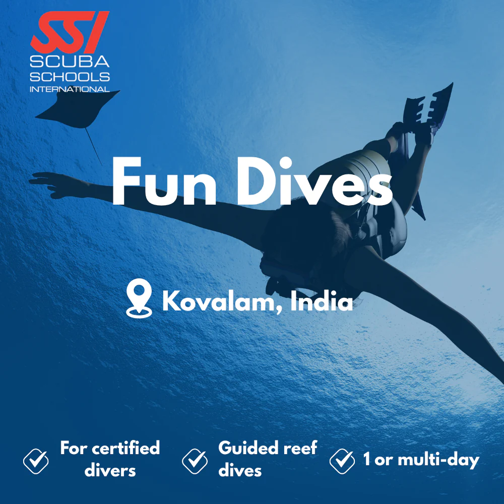 SSI Fun Dives course in Kovalam