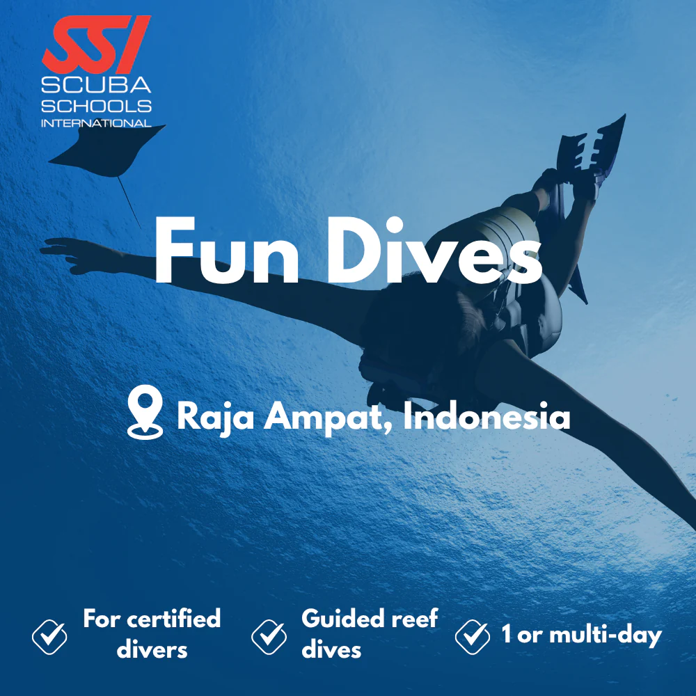 SSI Fun Dives course in Raja Ampat