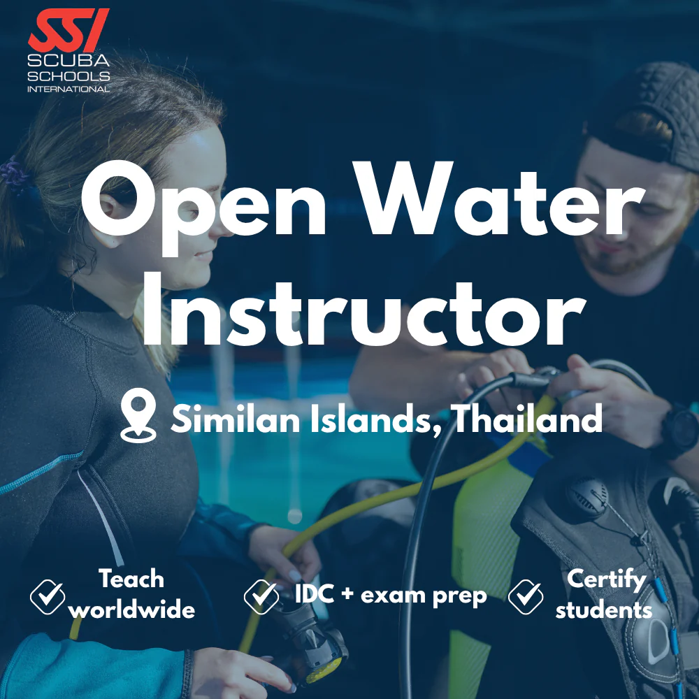 SSI Instructor / IDC course in Similan Islands