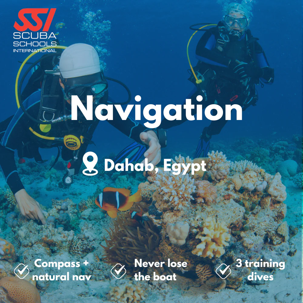 SSI Underwater Navigation course in Dahab